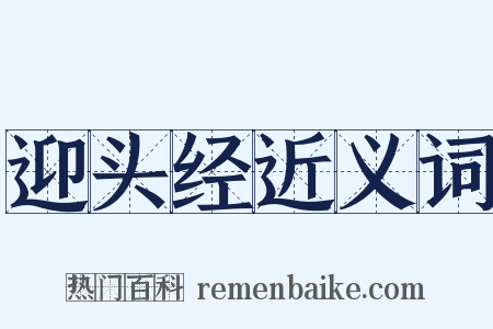 迎头经近义词是什么意思的图片